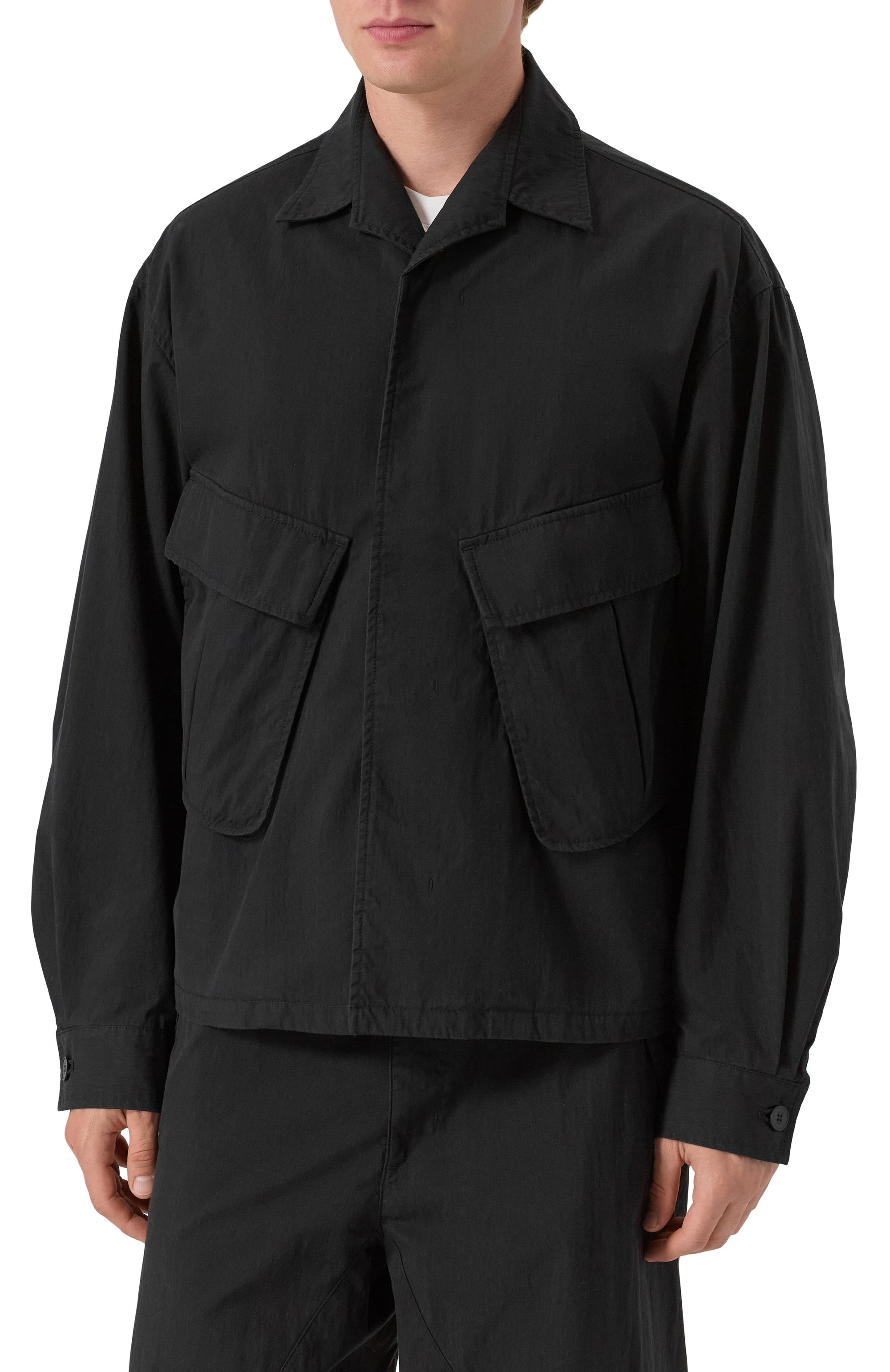 Хлопковая куртка-рубашка attachment x vein ATTACHMENT, арт. VB51-311, фото 3