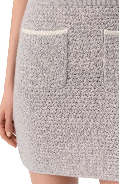 Кашемировая юбка ARCH4, арт. KNSK23176B, фото 5