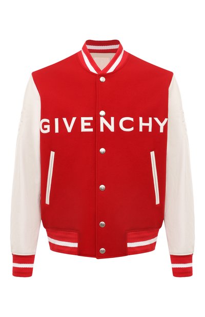 Мужской комбинированный бомбер GIVENCHY, арт. BM011S6Y16