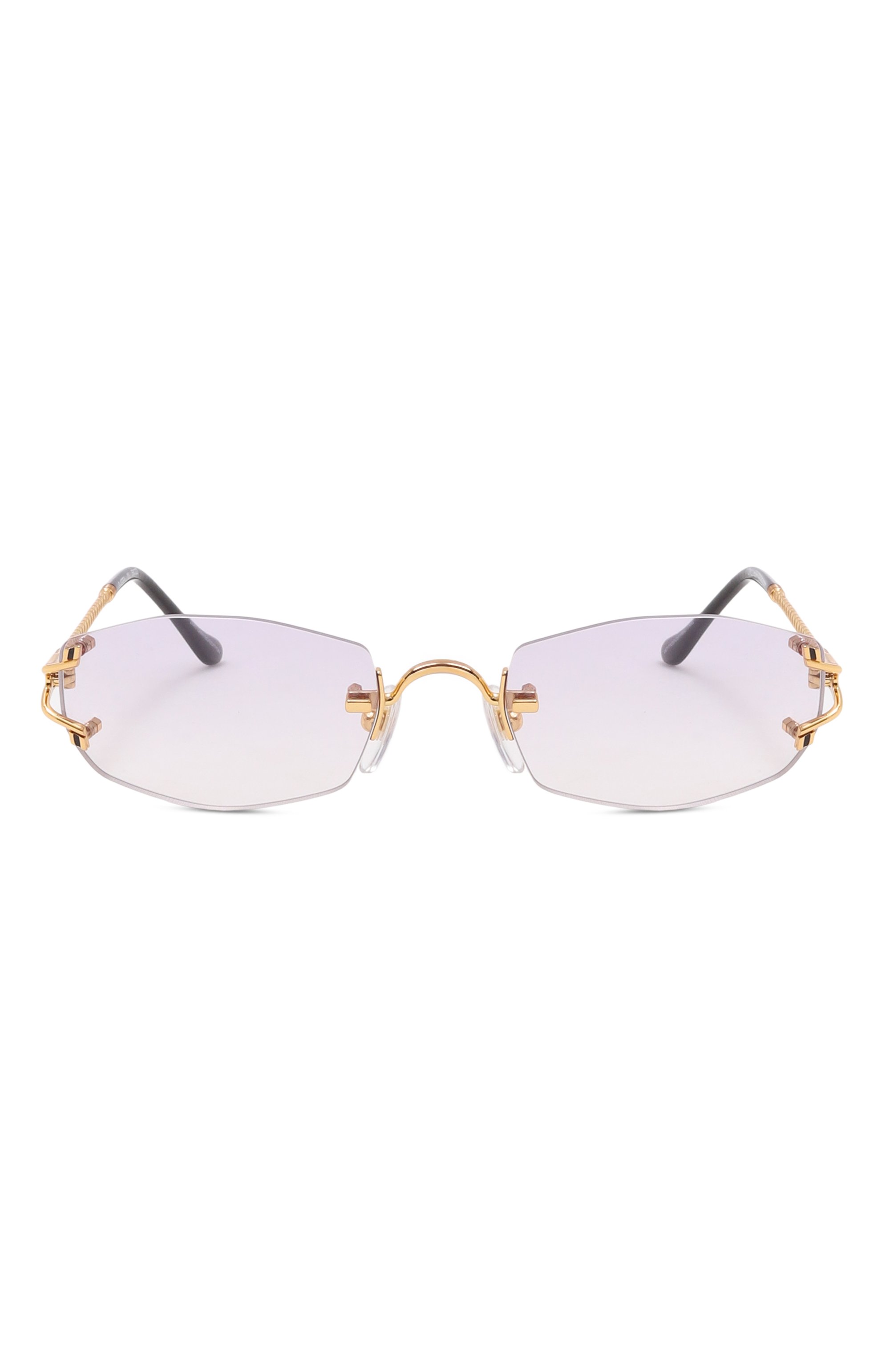 Солнцезащитные очки VINTAGE FRAMES, арт. ASPEN 24KT G0LD/LIGHT PURPLE, фото 4