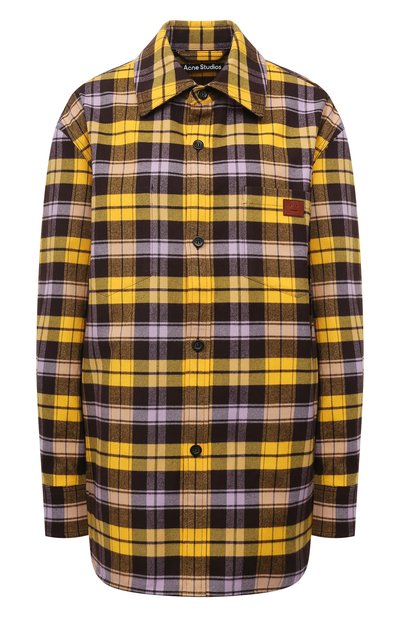 Женская хлопковая рубашка ACNE STUDIOS, арт. CB0027/W