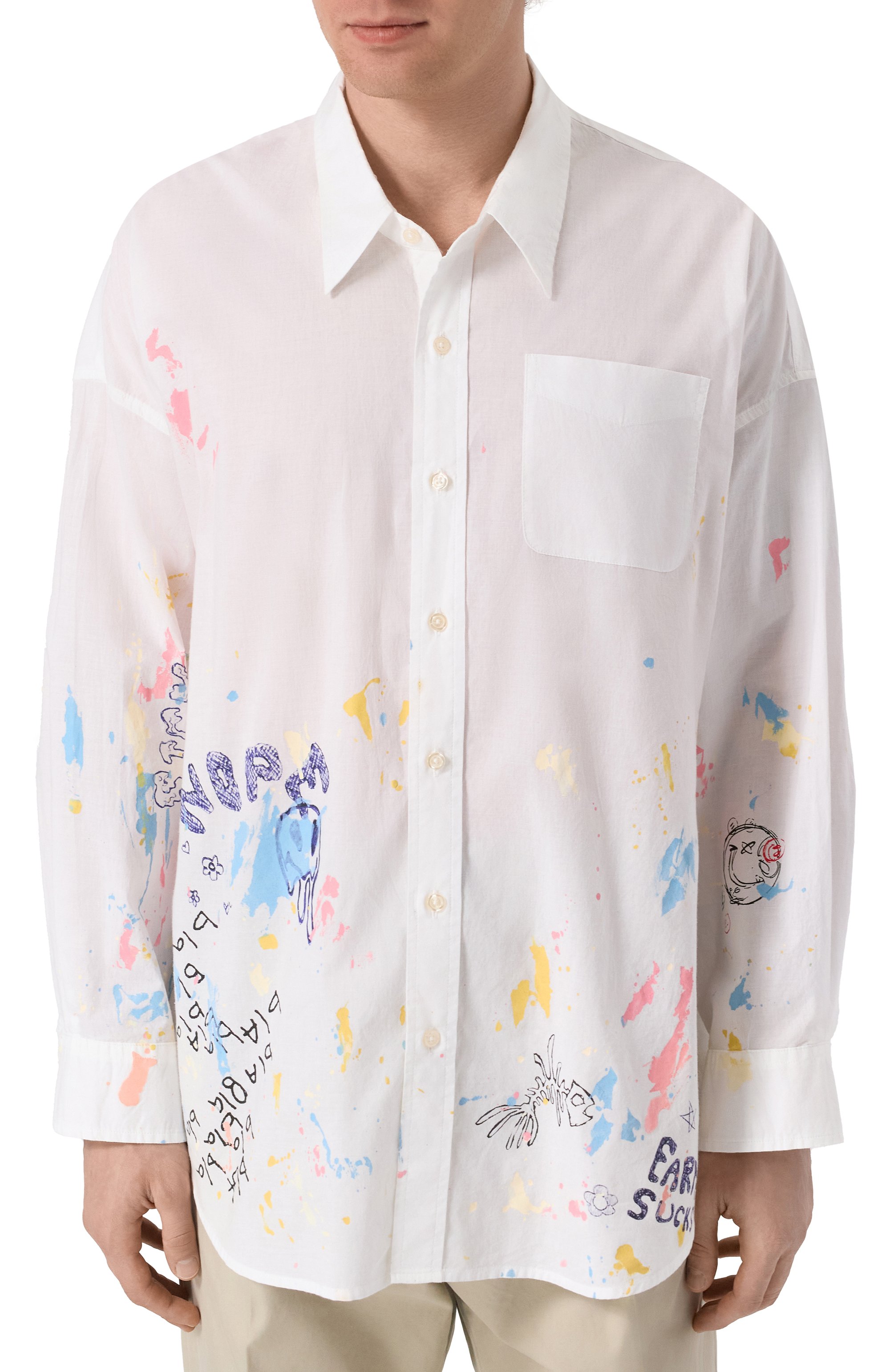 Хлопковая рубашка R13, арт. R13MR004-R508B, фото 3