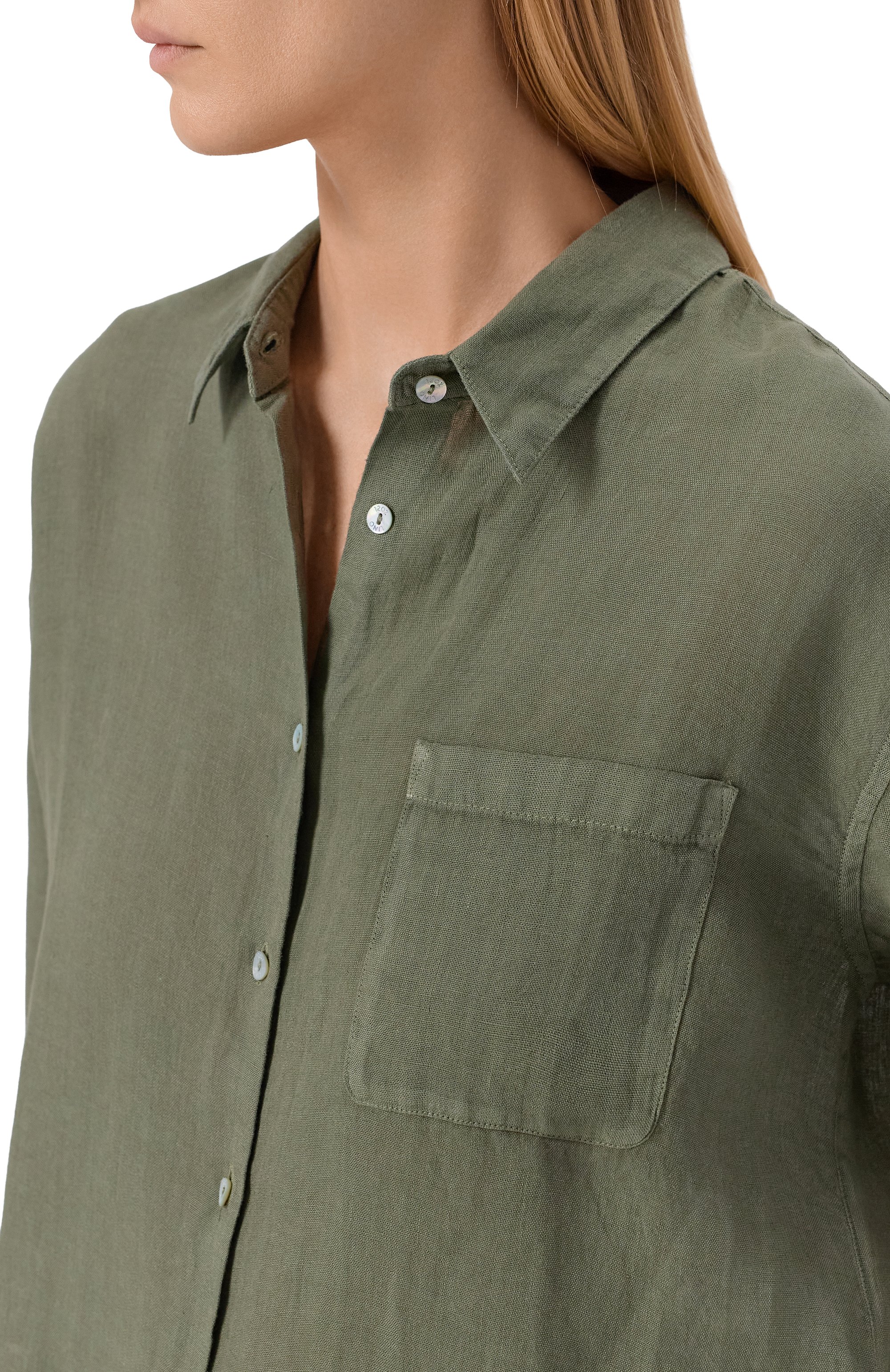 Льняная рубашка 120% LINO, арт. 33ALIW19GE/0000115, фото 5