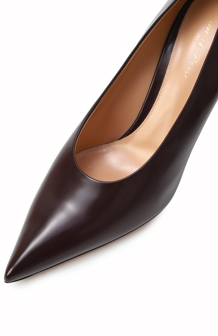 Женские кожаные туфли robbie 85 GIANVITO ROSSI бордового цвета, арт. G22277.85RIC.T0KB0UR | Фото 7 (Подошва: Плоская; Материал внутренний: Натуральная кожа; Материал внешний: Натуральная кожа; Каблук высота: Высокий; Каблук тип: Ш�пилька; Автоматизация ТО: Проставлено; Автоматизация состава: Проставлено)