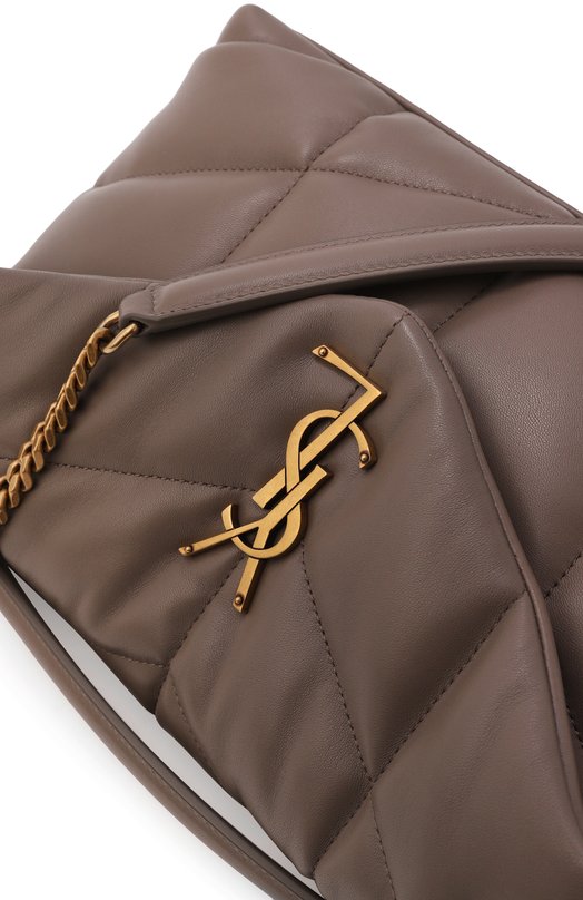 Сумка Puffer small Saint Laurent 577476/1EL07 Коричневый  577476/1EL07 Фото 6