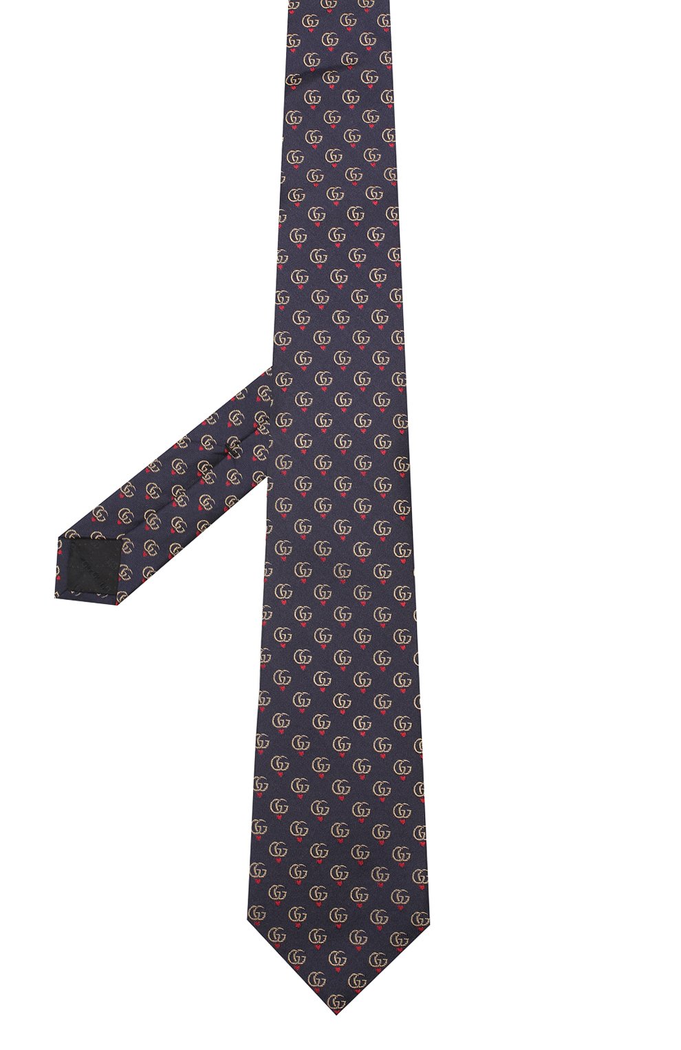 Шелковый галстук GUCCI синего цвета по цене 16600 руб., арт. 571789/4E002, фото 2 Шелковый галстук GUCCI, арт. 571789/4E002, фото 2