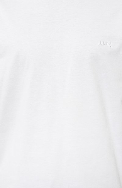 Хлопковая футболка JUUN.J белого цвета по цене 34850 руб., арт. JC4742PS1/1, фото 5 Хлопковая футболка JUUN.J, арт. JC4742PS1/1, фото 5