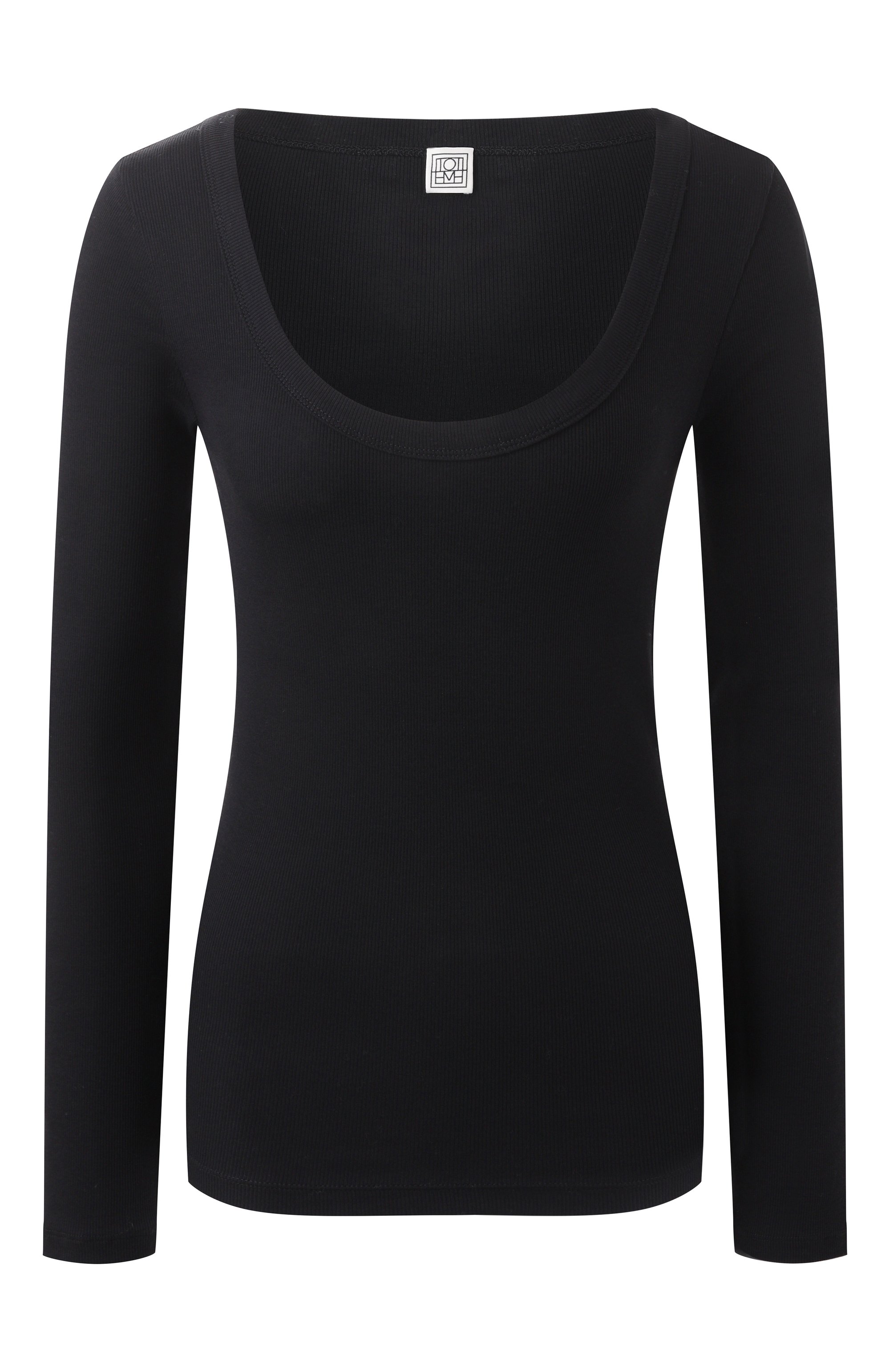 Хлопковый топ TOTEME, арт. 241-WRT1060-FB0094/001, фото 1