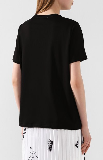 Хлопковая футболка MICHAEL MICHAEL KORS, арт. MH95MCE97J, фото 4