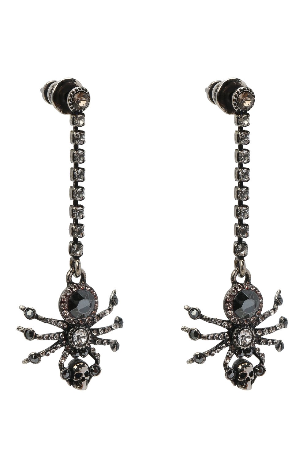 Серьги ALEXANDER MCQUEEN серебряного цвета по цене 62200 руб., арт. 589887/J160Y, фото 3 Серьги ALEXANDER MCQUEEN, арт. 589887/J160Y, фото 3