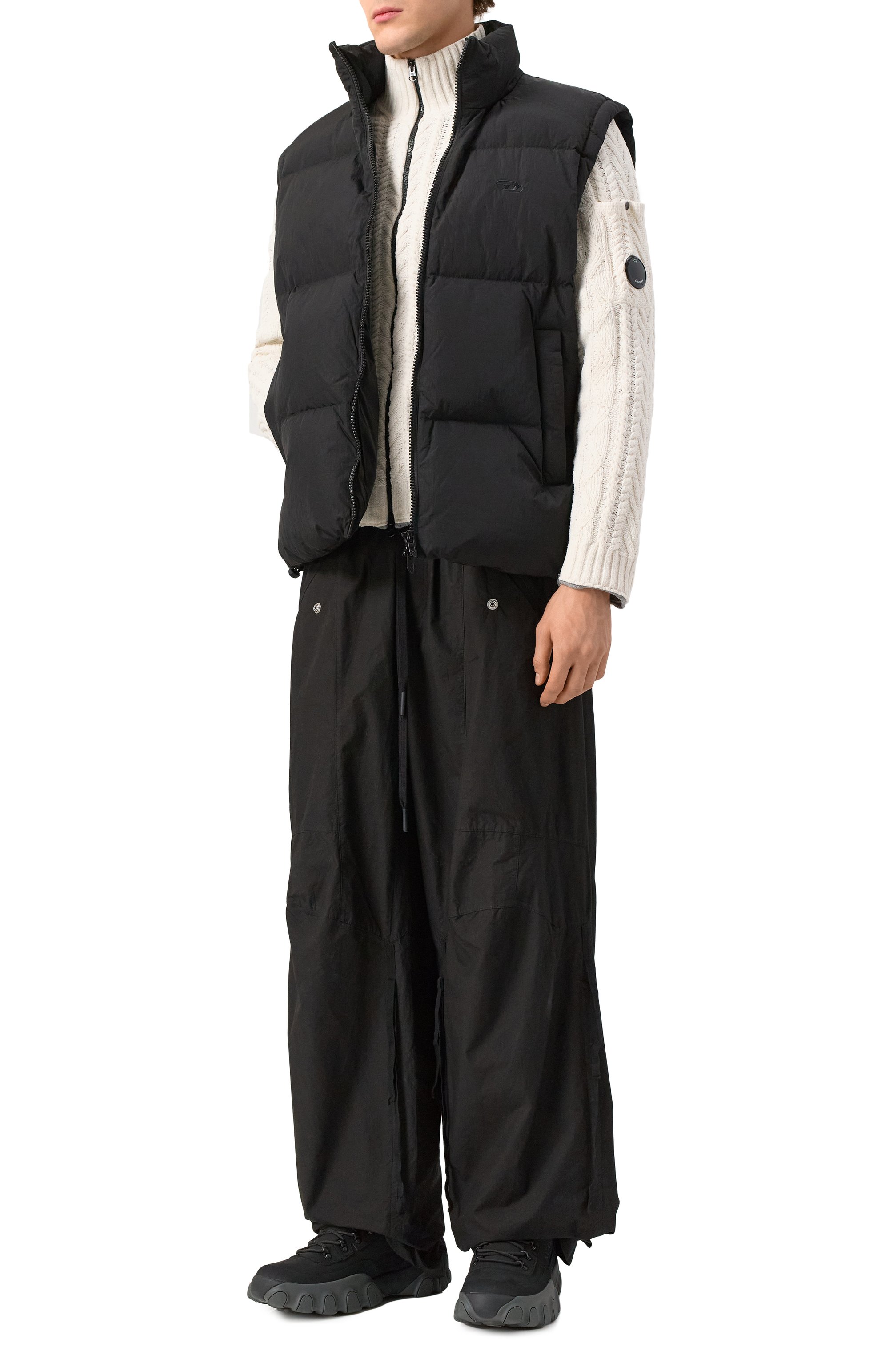 Хлопковый кардиган C.P. COMPANY белого цвета по цене 46100 руб., арт. 17CMKN191A110190G, фото 2 Хлопковый кардиган C.P. COMPANY, арт. 17CMKN191A110190G, фото 2