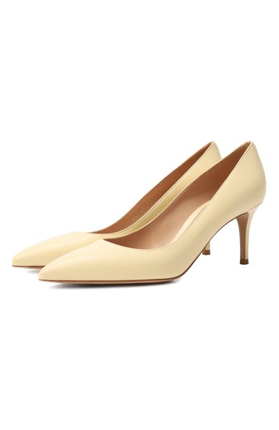 Женские кожаные туфли gianvito 70 GIANVITO ROSSI, арт. G26770.70RIC.VITCREA