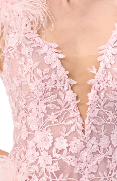 Платье с отделкой перьями SPERANZA COUTURE, арт. SC082, фото 5