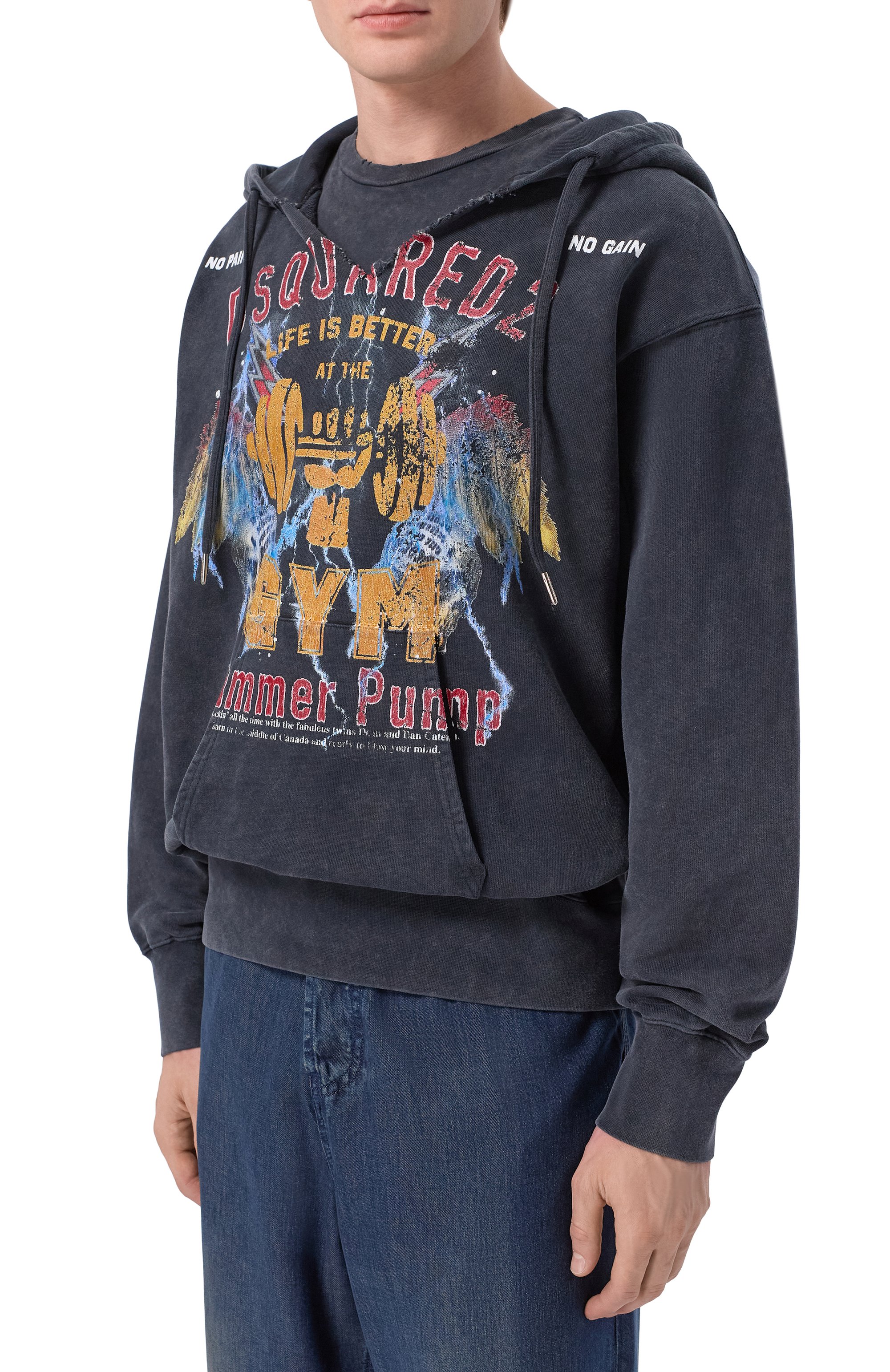 Хлопковое худи DSQUARED2, арт. S74GU0942/D25028, фото 3