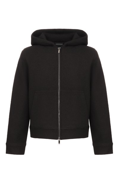 Мужской куртки из шерсти и хлопка EMPORIO ARMANI, арт. EM006436/AF29844