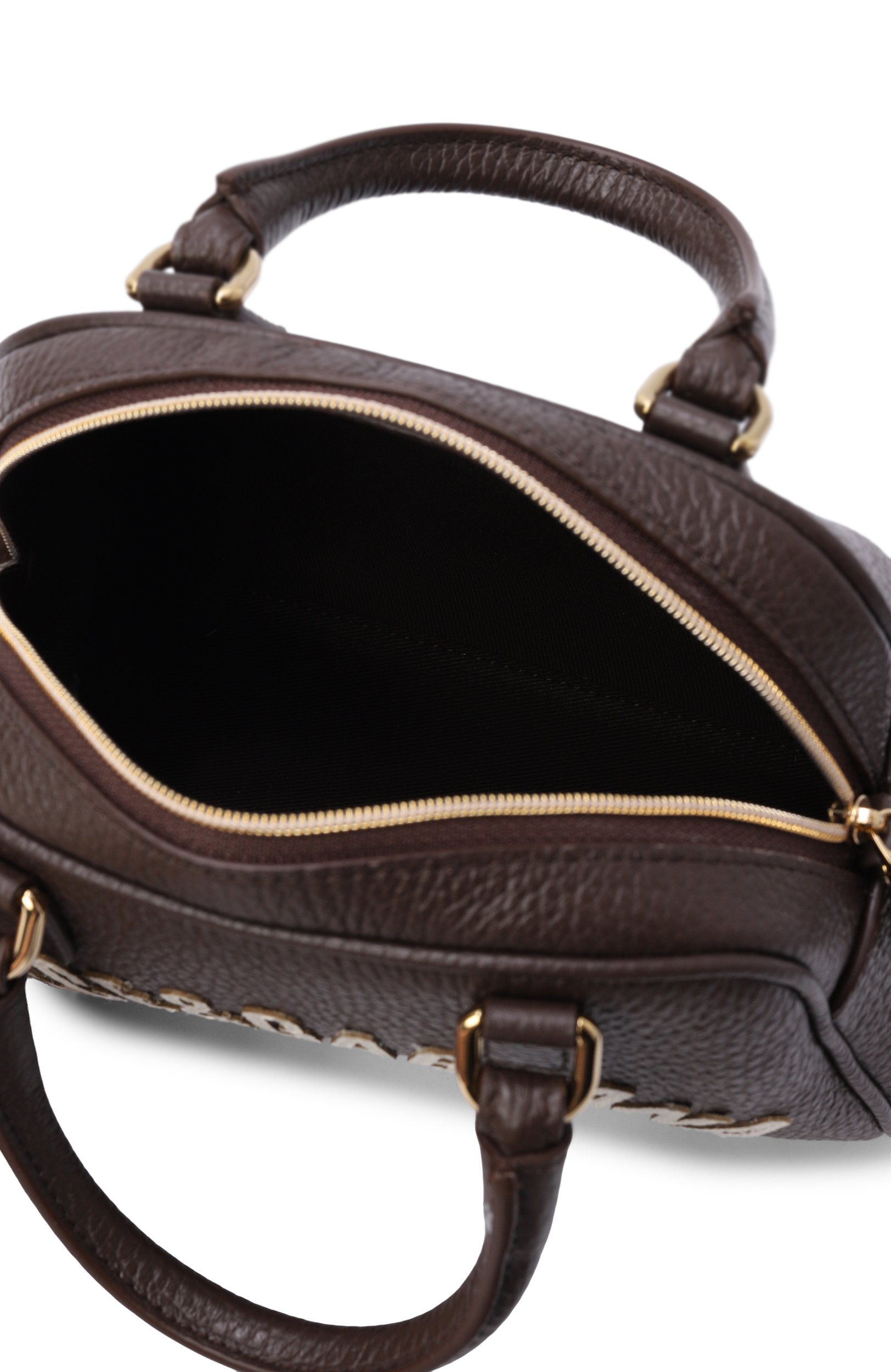 Сумка DOLCE & GABBANA темно-коричневого цвета по цене 57500 руб., арт. EB0250/A0639, фото 3 Сумка DOLCE & GABBANA, арт. EB0250/A0639, фото 3