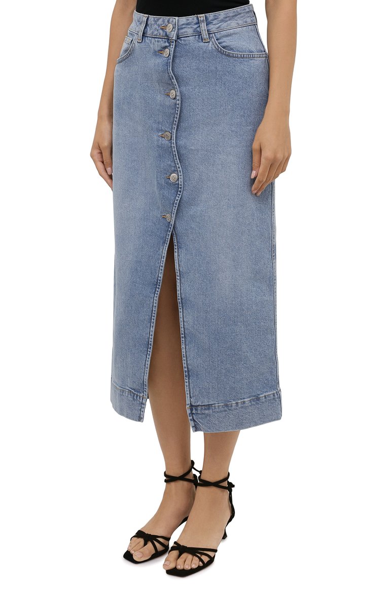 Джинсовая юбка GANNI, арт. F6022, фото 3