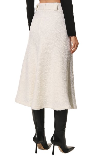 Шерстяная юбка NOBLE&BRULEE белого цвета по цене 60000 руб., арт. NB12/14122106, фото 4 Шерстяная юбка NOBLE&BRULEE, арт. NB12/14122106, фото 4