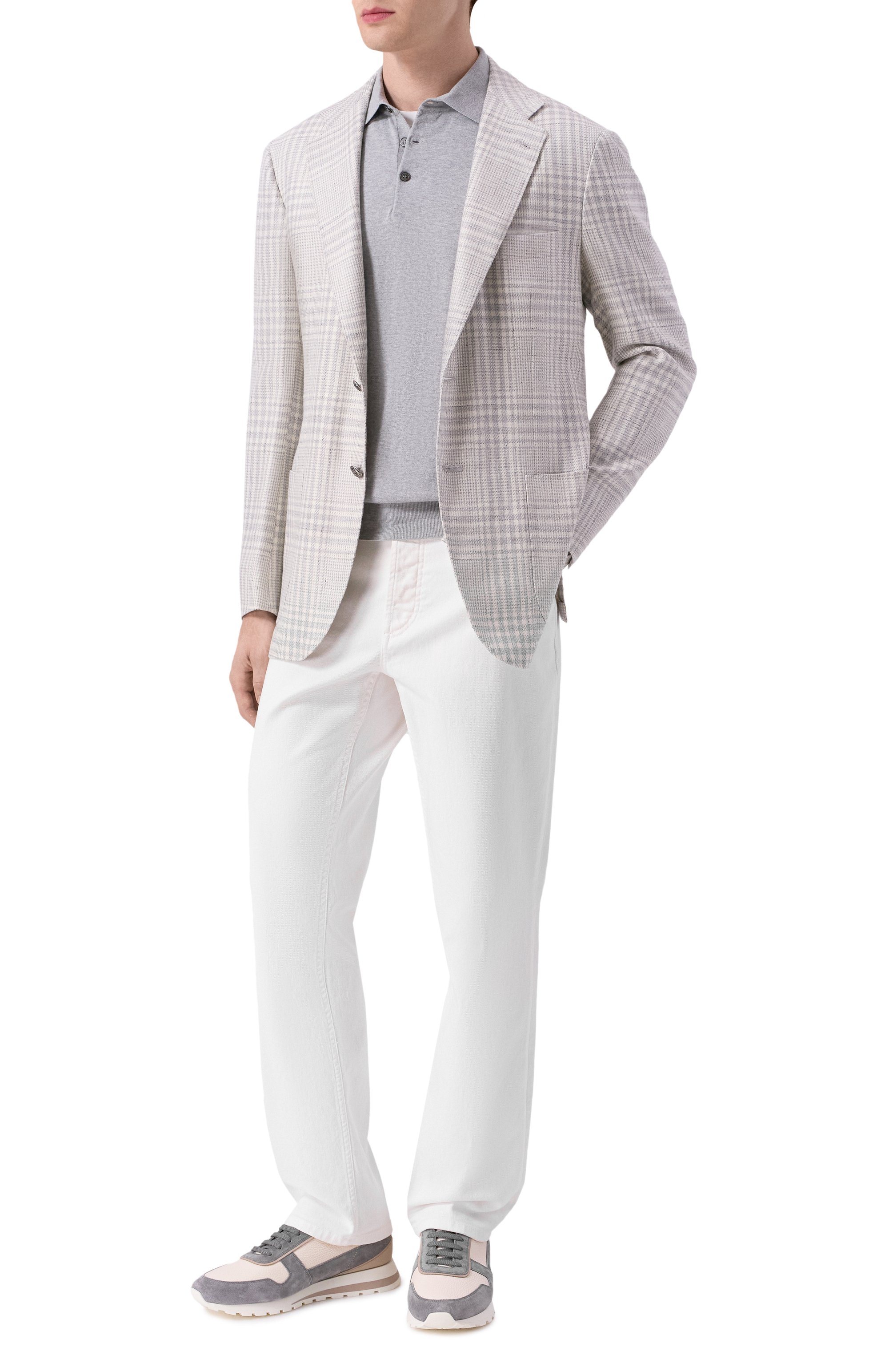 Пиджак из шерсти и кашемира KITON, арт. UG81K0639E15, фото 3