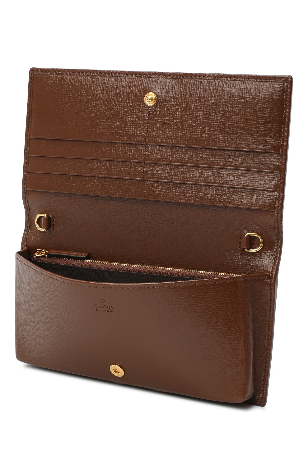 Кошелек horsebit 1955 на цепочке GUCCI коричневого цвета по цене 156500 руб., арт. 621892/92TCG, фото 5 Кошелек horsebit 1955 на цепочке GUCCI, арт. 621892/92TCG, фото 5