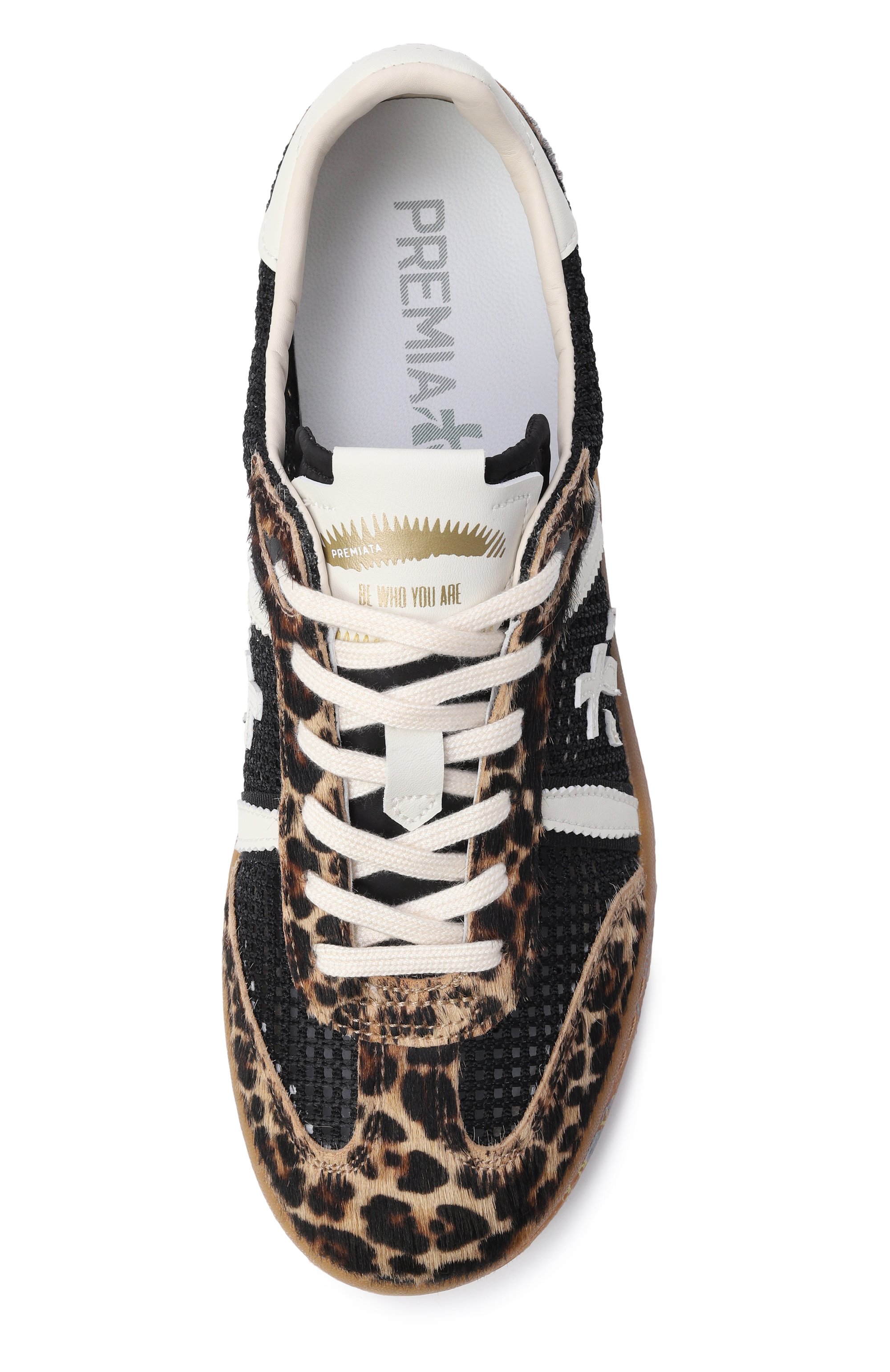 Комбинированные кеды bonnie-d PREMIATA леопардового цвета по цене 27600 руб., арт. B0NNIED/VAR 8200, фото 6 Комбинированные кеды bonnie-d PREMIATA, арт. B0NNIED/VAR 8200, фото 6