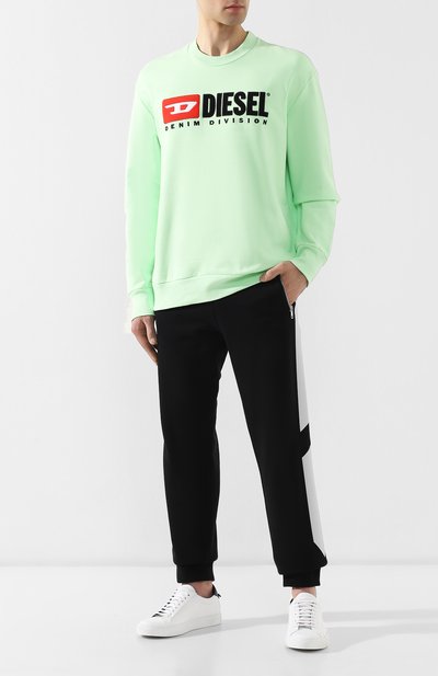 Хлопковый свитшот с принтом DIESEL, арт. 00SHEP/0CATK, фото 2