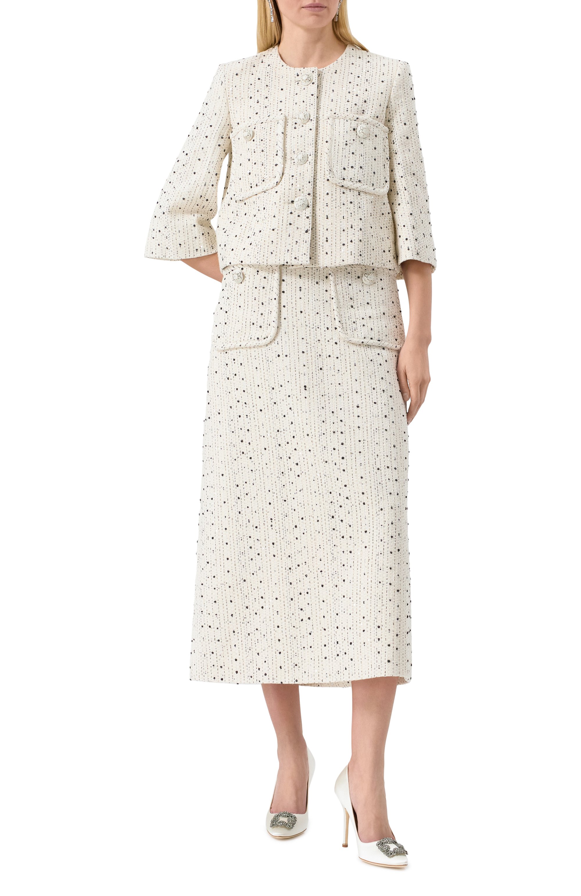 Твидовая юбка ELIE SAAB, арт. SK129, фото 2