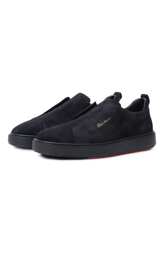 фото Замшевые кеды santoni