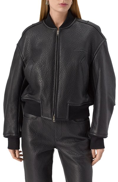 Кожаный бомбер ALEXANDER WANG, арт. 1WC1252627, фото 3