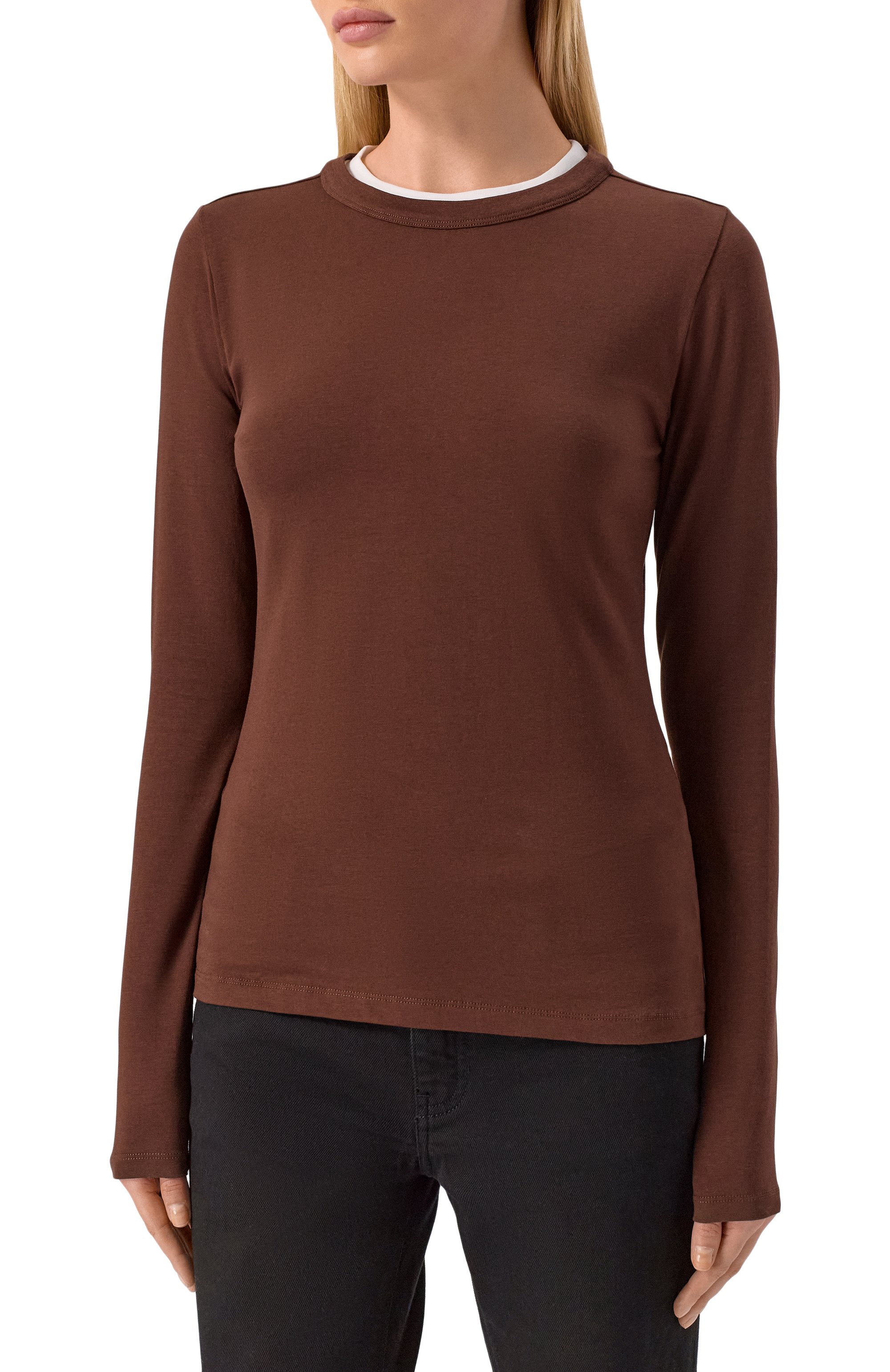 Хлопковый лонгслив DOROTHEE SCHUMACHER, арт. 228324, фото 3