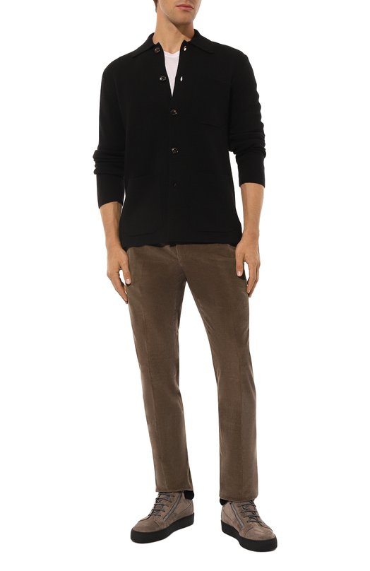 Вельветовые брюки Corneliani 944B01-9418502 Коричневый  944B01-9418502 Фото 2