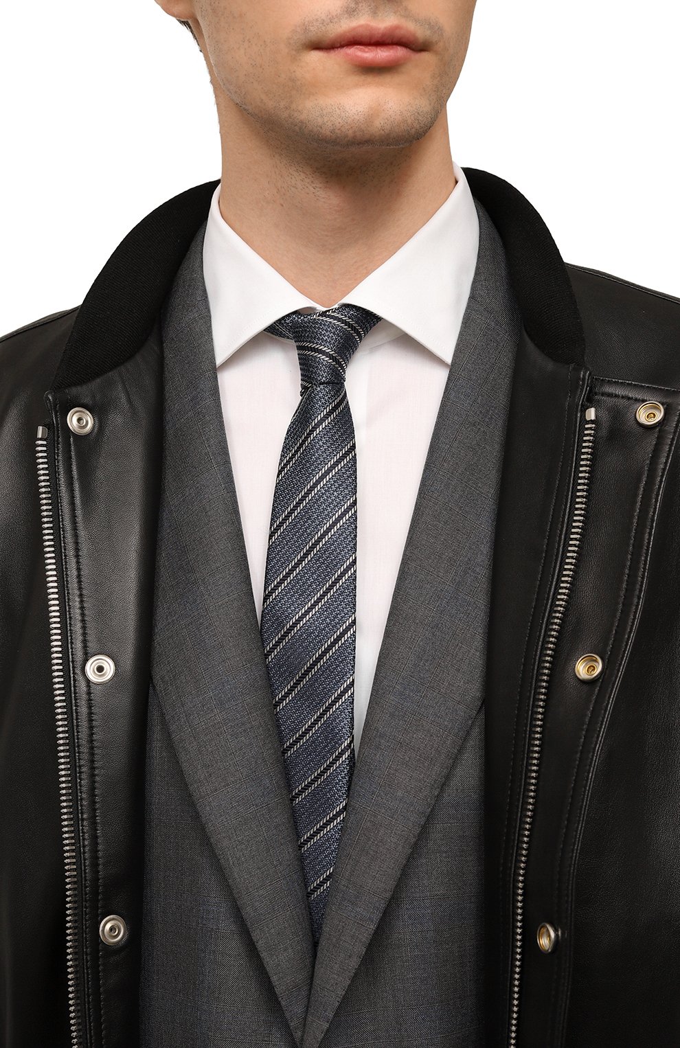 Шелковый галстук CANALI, арт. 18/HJ03804, фото 2