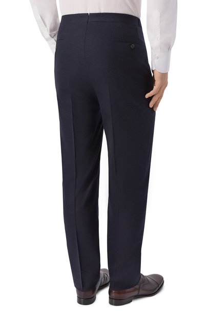 Шерстяные брюки CORNELIANI темно-синего цвета по цене 69950 руб., арт. 284L21/2A18535, фото 4 Шерстяные брюки CORNELIANI, арт. 284L21/2A18535, фото 4