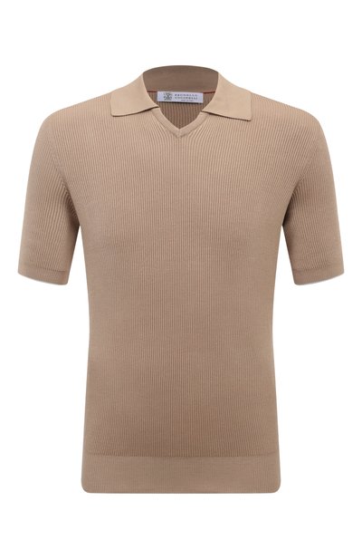 Мужская хлопковое поло BRUNELLO CUCINELLI, арт. M2900B2020