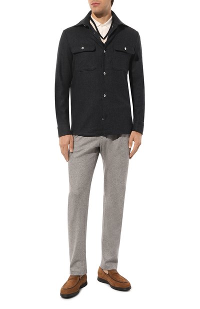 Куртка-рубашка из шерсти и кашемира MARCO PESCAROLO, арт. 0VER/4834, фото 2