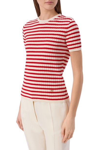 Хлопковый пуловер VALENTINO, арт. 8B3KC71W/A36, фото 3