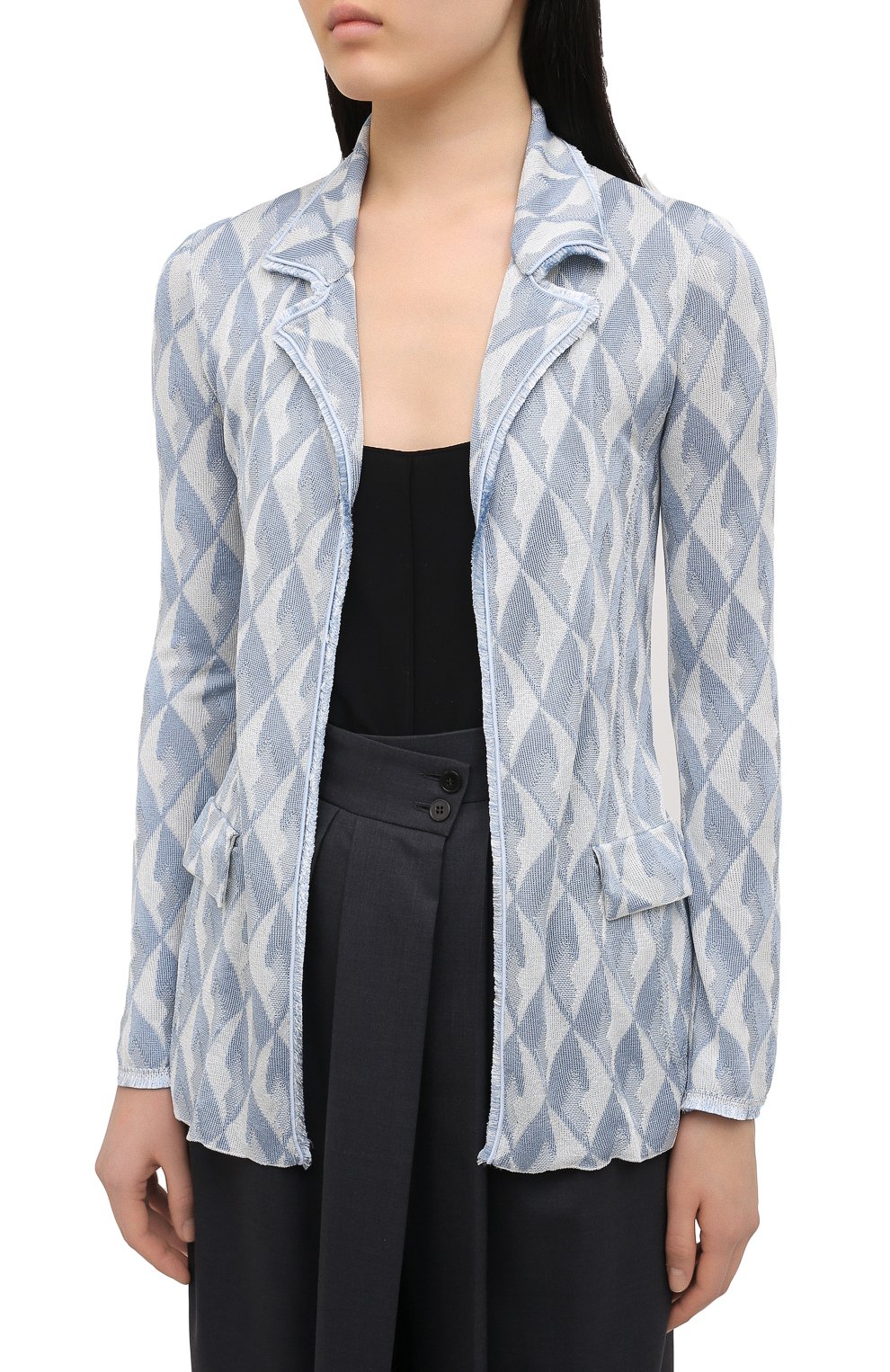 Кардиган из вискозы и ше�лка GIORGIO ARMANI, арт. 3KAG07/AM29Z, фото 3