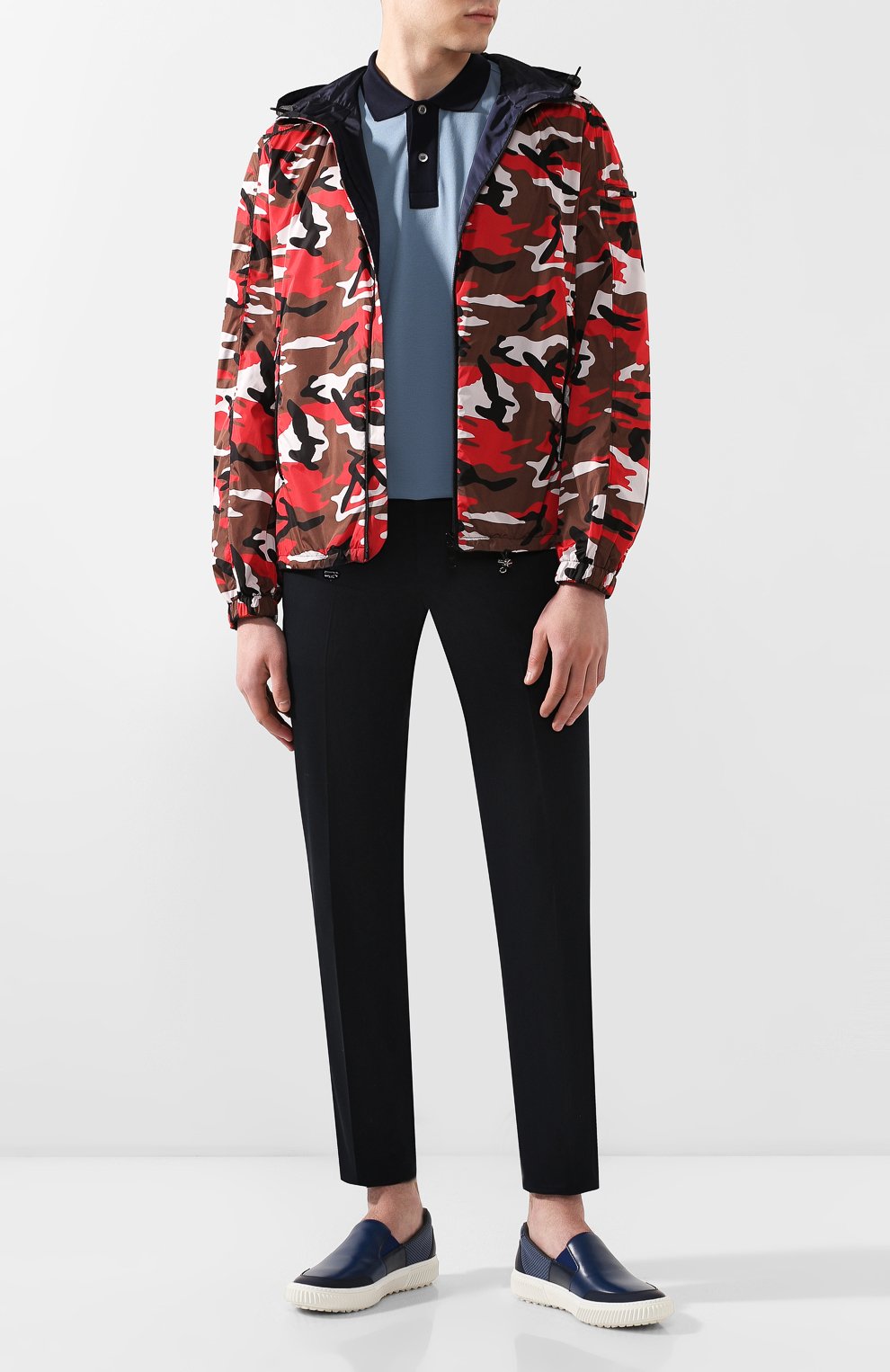 Комбинированные слипоны PRADA, арт. 4D3522-2OFB-F0216, фото 2