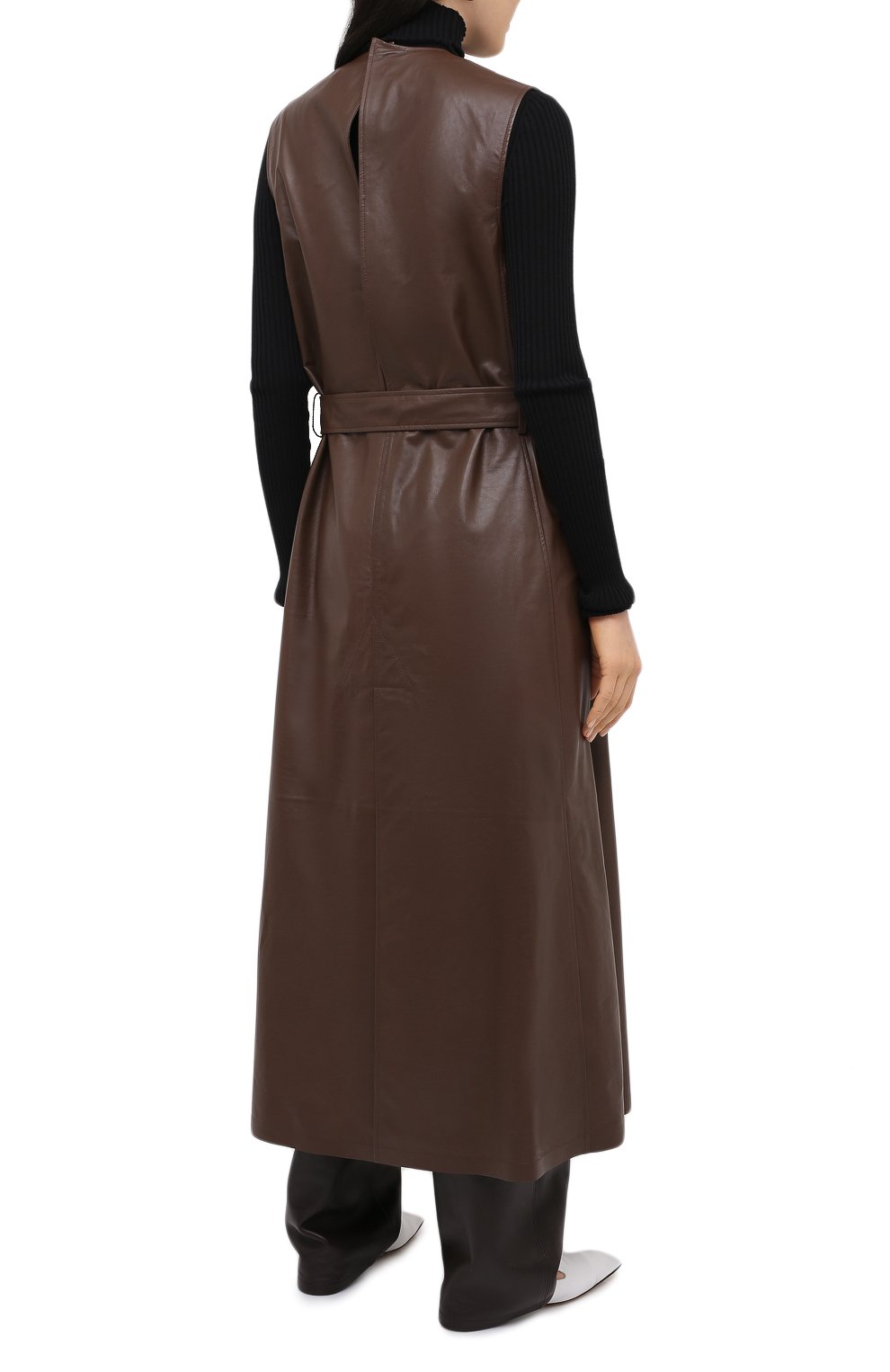 Кожаный тренч BOTTEGA VENETA, арт. 640244/V06E0, фото 9