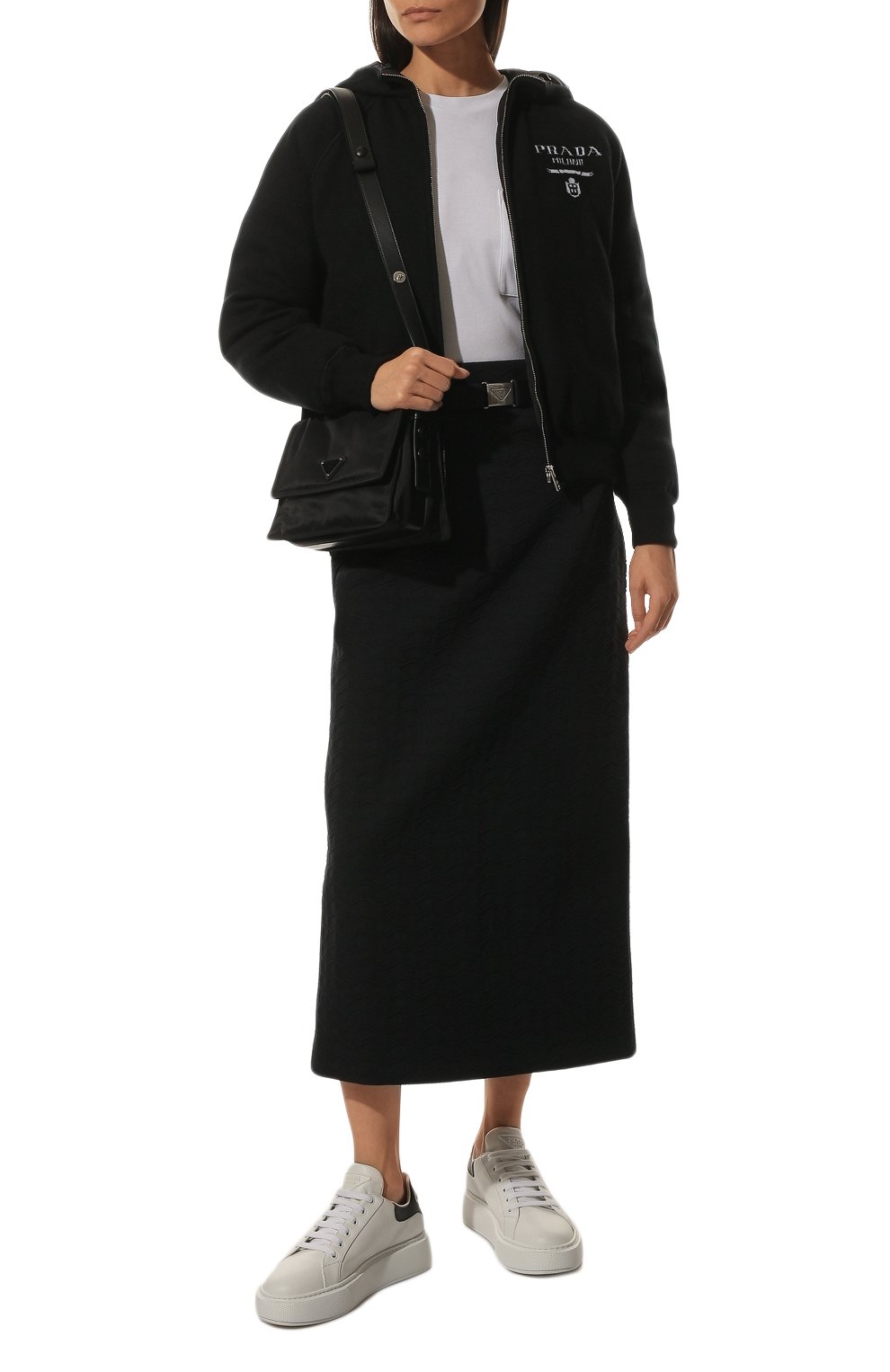 Пуховый бомбер PRADA, арт. P25I95-10J4-F0002-212, фото 2