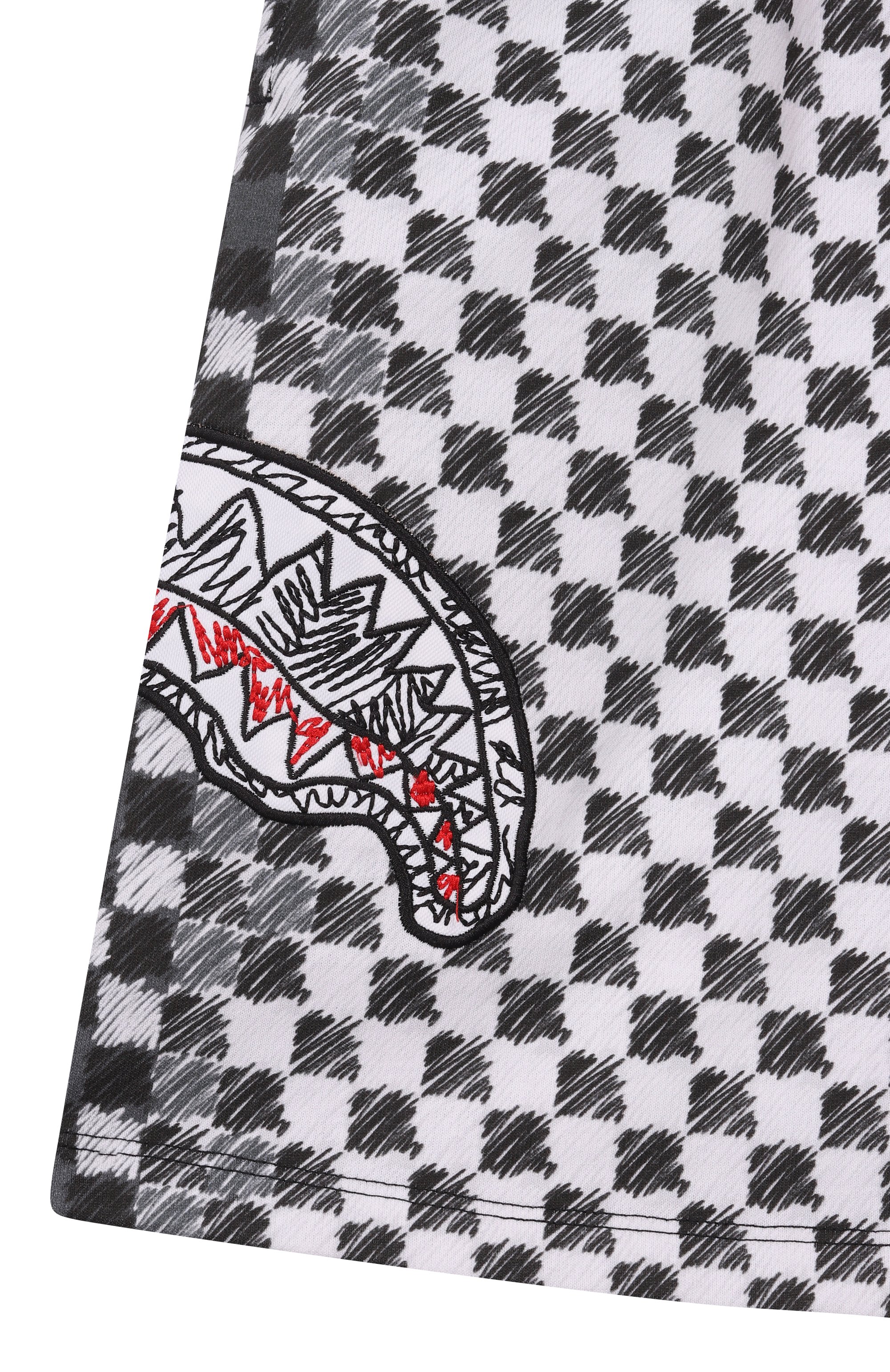 Хлопковые шорты SPRAYGROUND, арт. SPY1412E/SPRAYGR0UND WRITERS CHECKERED SH0RTS, фото 3