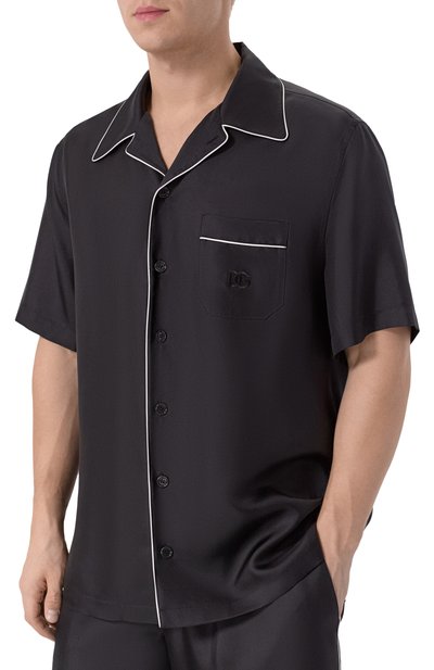 Шелковая рубашка DOLCE & GABBANA, арт. G5KS3Z/FU1S4, фото 3