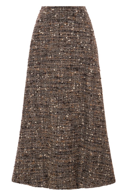 Шерстяная юбка Giambattista Valli 25FWSVCA2122/77GR0 Коричневый 25FWSVCA2122/77GR0
