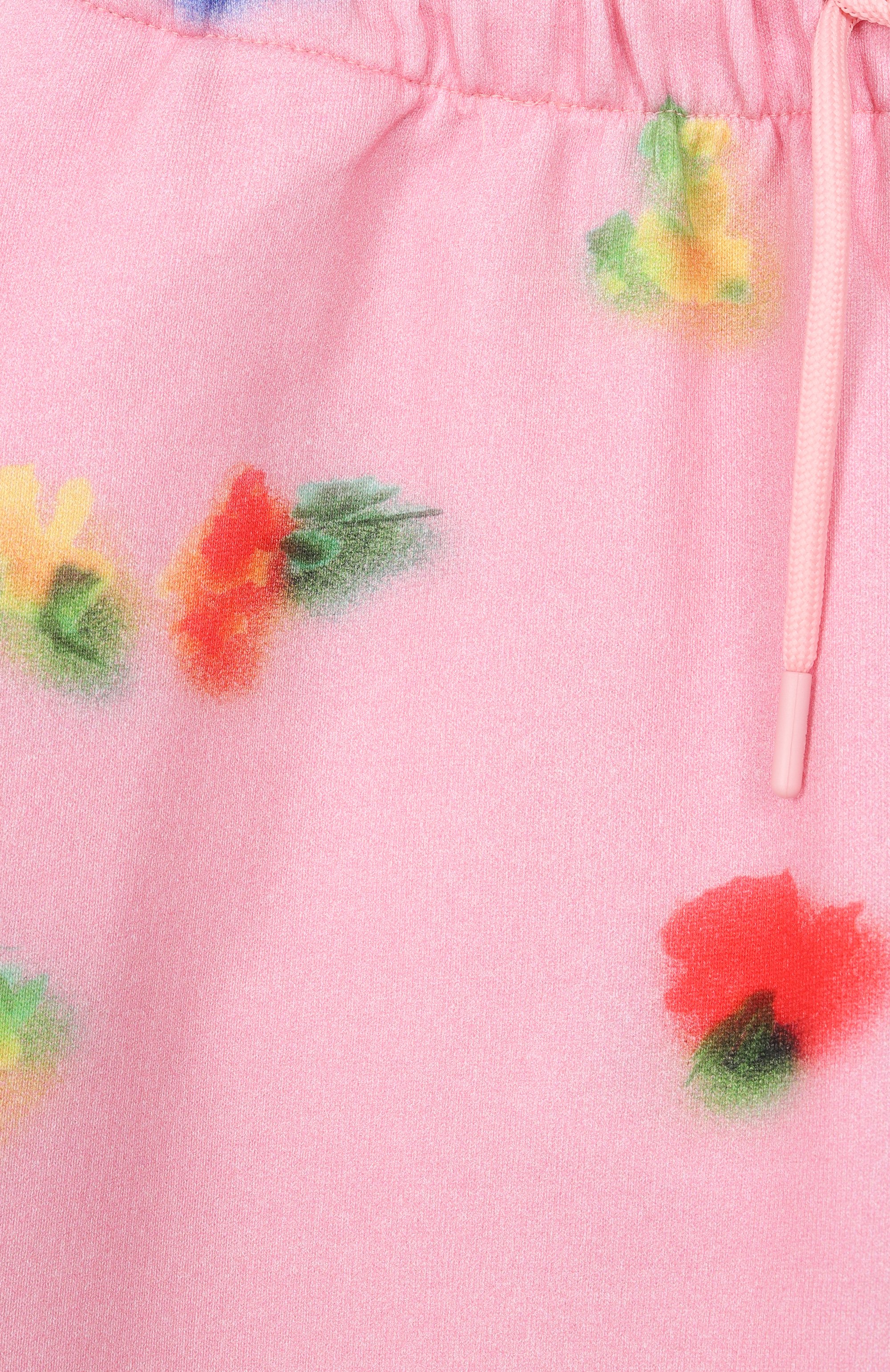 Хлопковые джоггеры MSGM KIDS розового цвета по цене 13200 руб., арт. S6MSJGFP282, фото 3 Хлопковые джоггеры MSGM KIDS, арт. S6MSJGFP282, фото 3