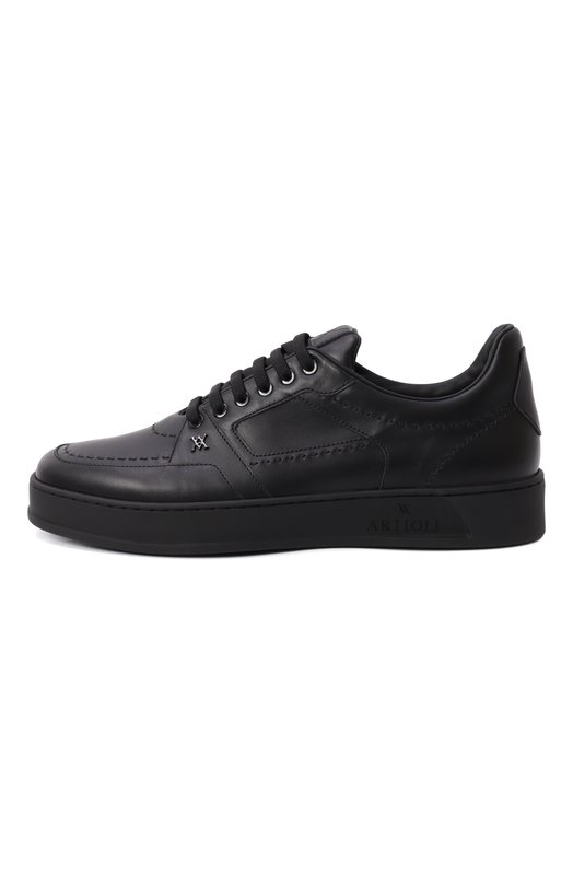 Кожаные кеды Artioli 0S688/CALF ELITE Чёрный  0S688/CALF ELITE Фото 4