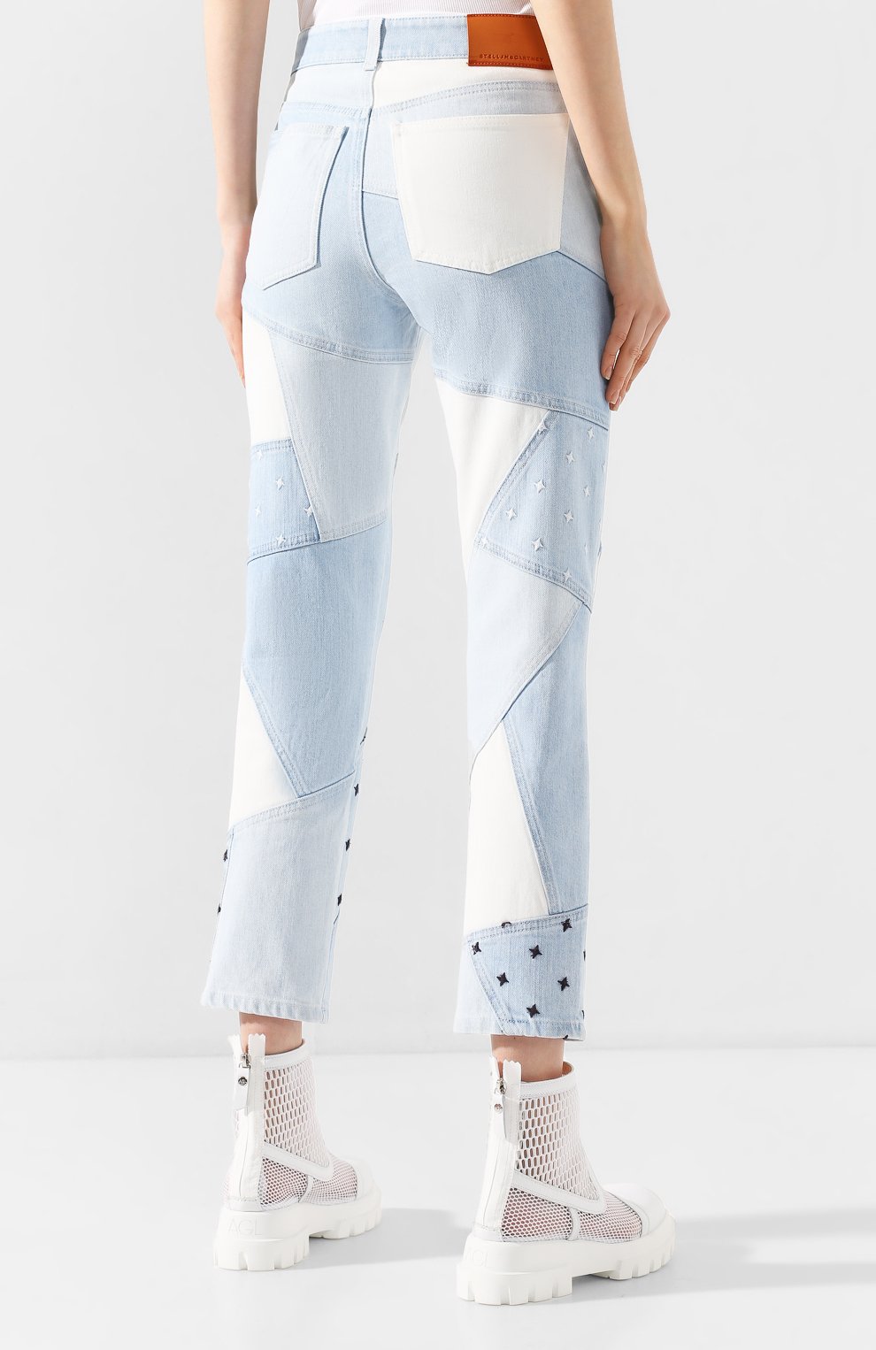 Джинсы STELLA MCCARTNEY голубого цвета по цене 59150 руб., арт. 372773/SNH82, фото 4 Джинсы STELLA MCCARTNEY, арт. 372773/SNH82, фото 4