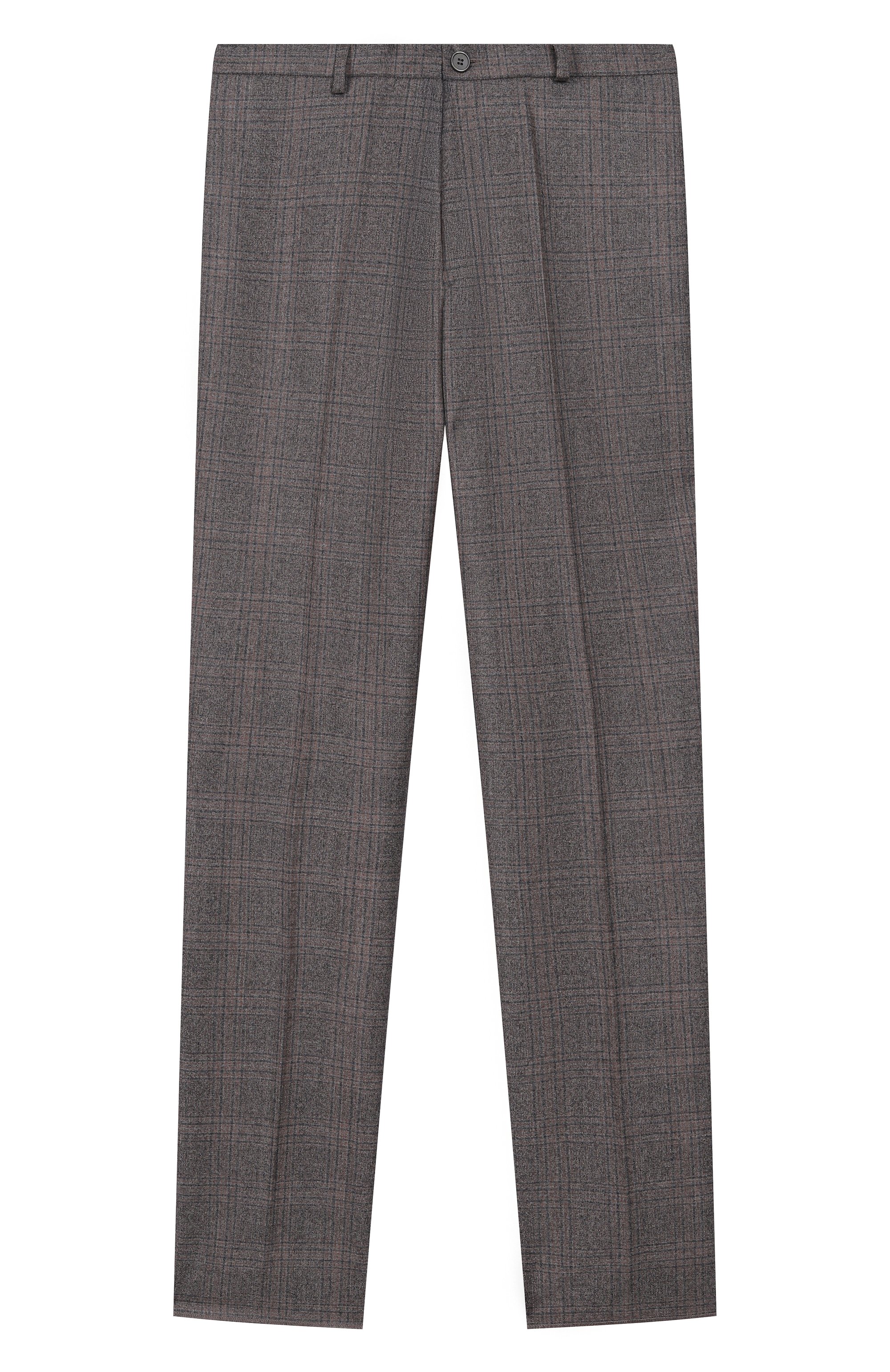 Шерстяные брюки DAL LAGO серого цвета по цене 22150 руб., арт. N104Q/9901/17-18, фото 1 Шерстяные брюки DAL LAGO, арт. N104Q/9901/17-18, фото 1