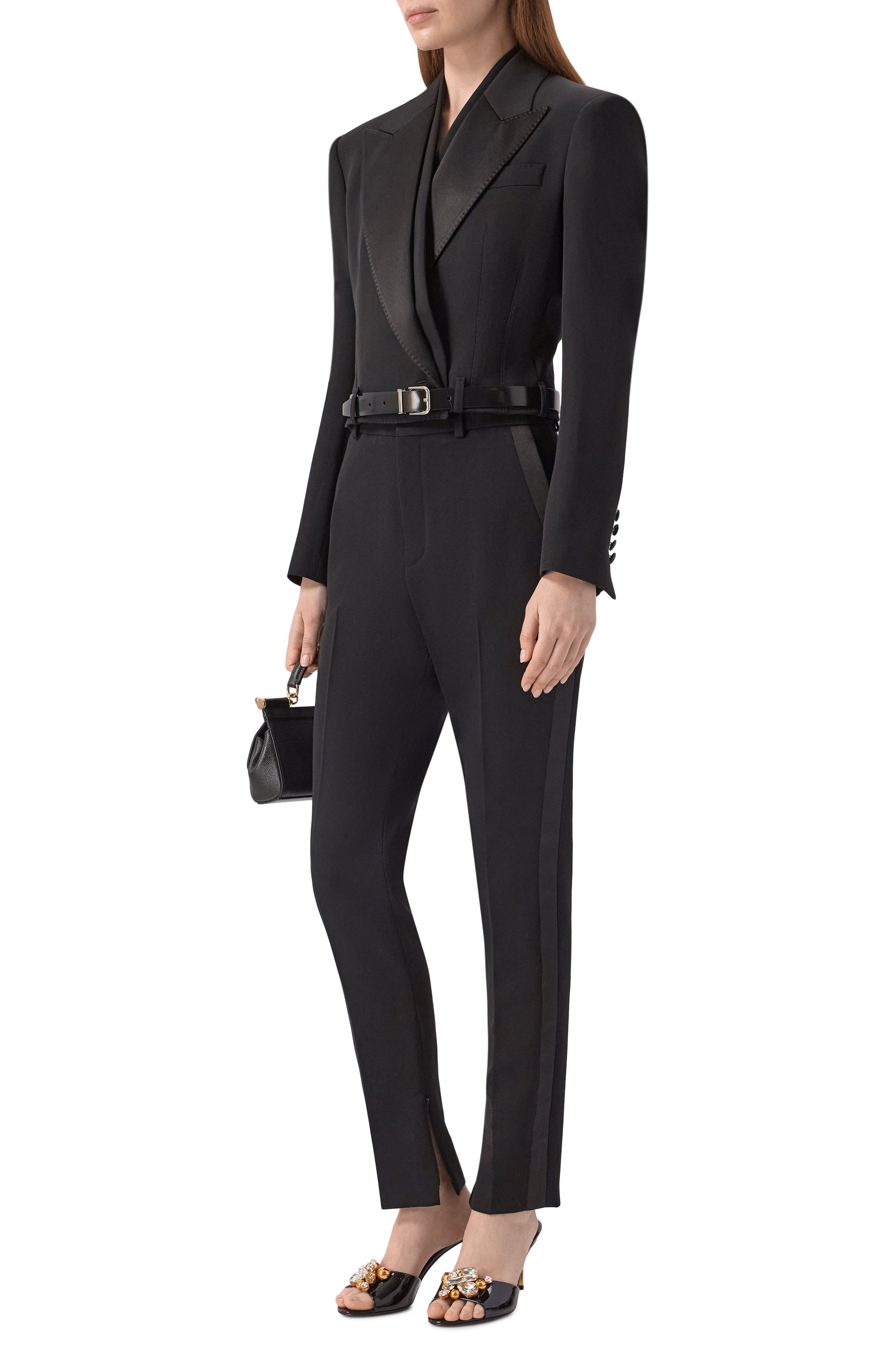 Жакет из шерсти и шелка DOLCE & GABBANA, арт. F29WLT/FU21E, фото 2