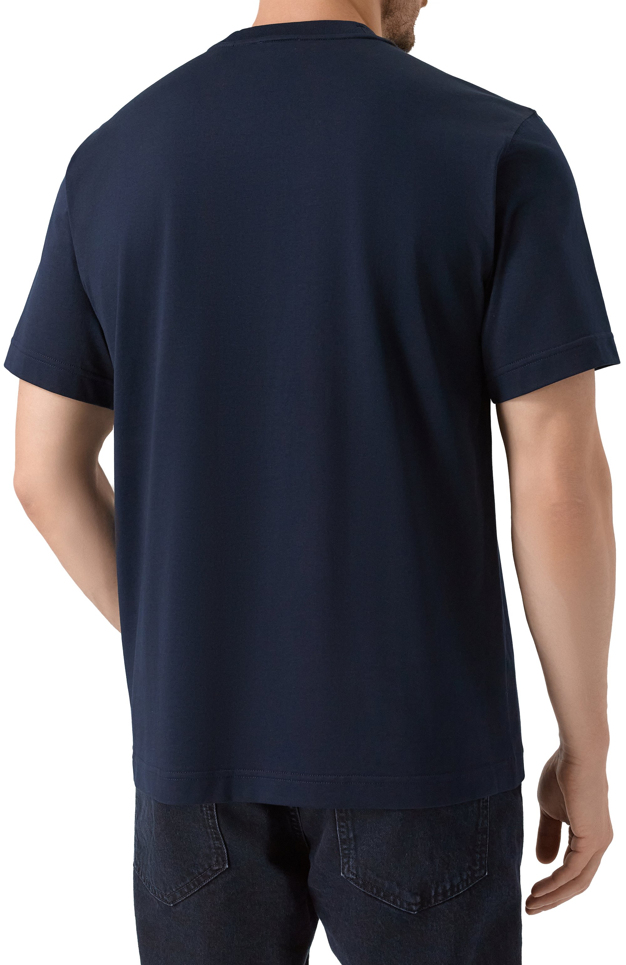 Хлопковая футболка BURBERRY, арт. 8110114, фото 4