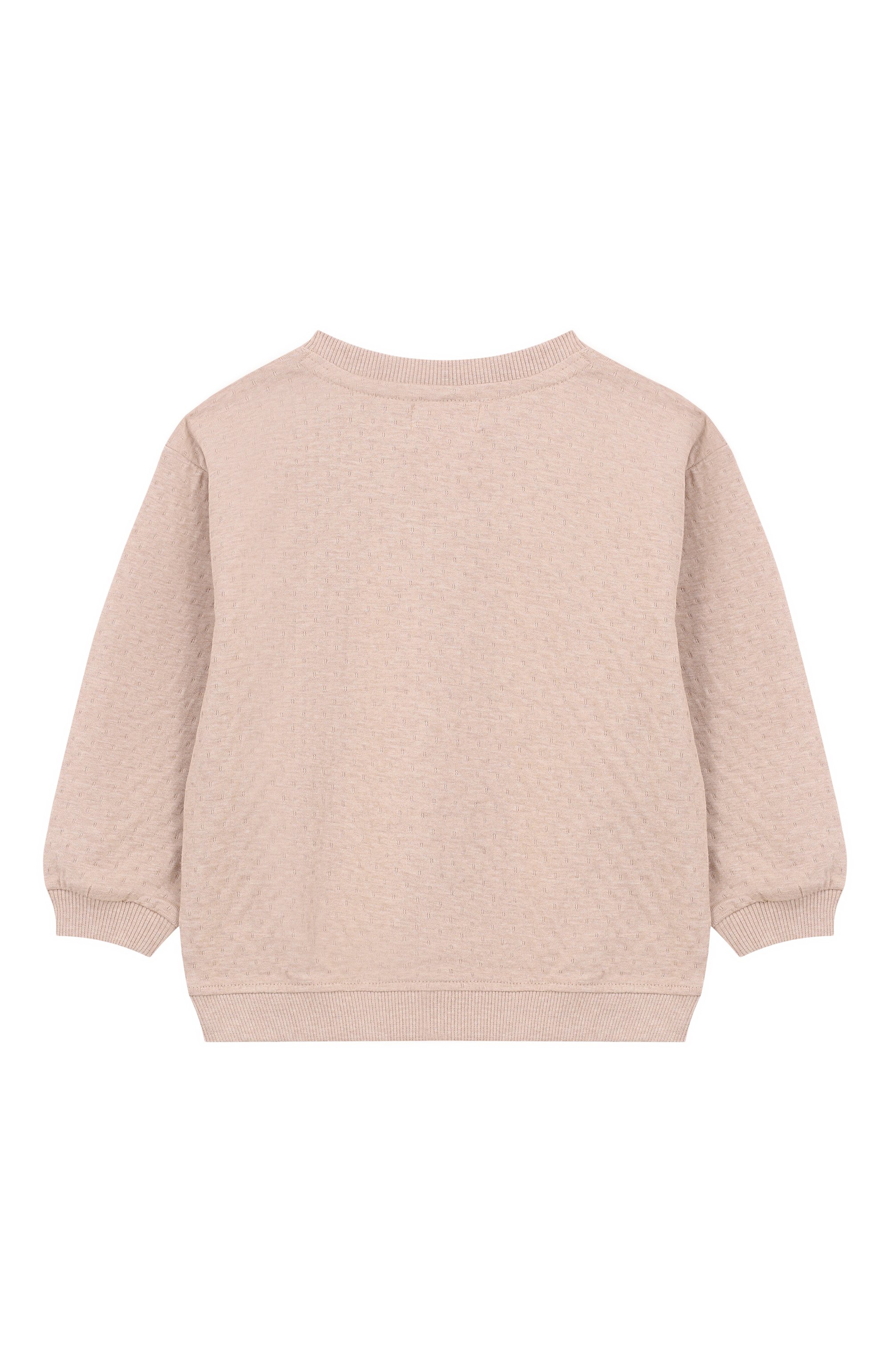 Комплект из свитшота и брюк BABYBU бежевого цвета по цене 5700 руб., арт. BI-B1088W246B, фото 3 Комплект из свитшота и брюк BABYBU, арт. BI-B1088W246B, фото 3